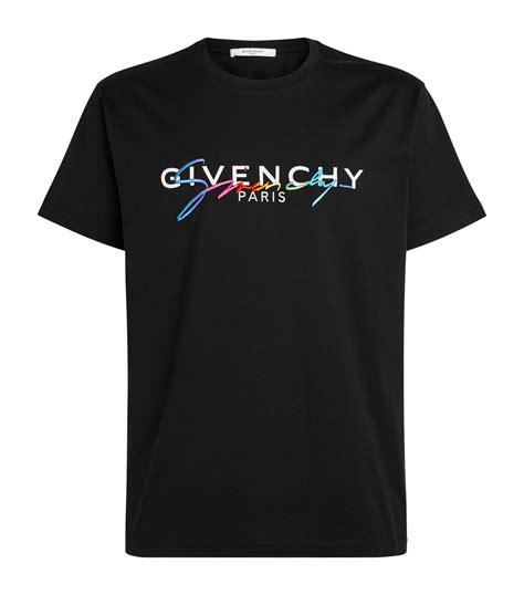 black givenchy paris t shirt|black and white givenchy shirt.